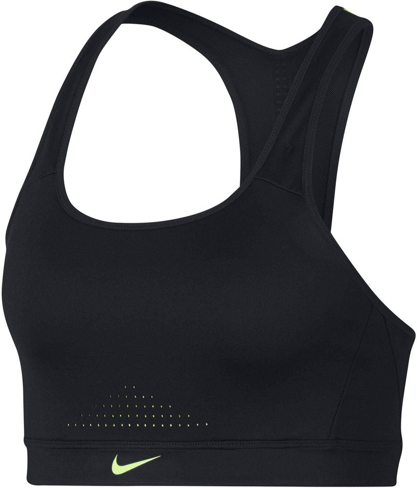 Nike NIKE IMPACT BRA - BLACK/VOLT GLOW/VOLT GLOW