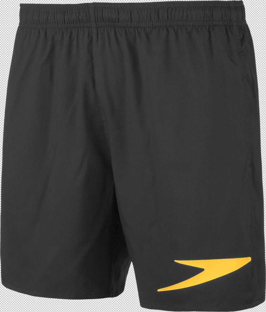 Speedo SPORT SOLID 16 WSHT AM BLK/OR - BLACK/MANGO