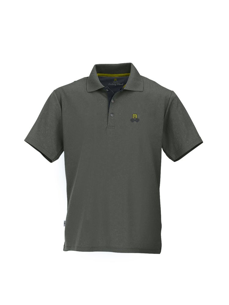 Maul Spiez Fresh - 1/2 Poloshirt - forest green/bl