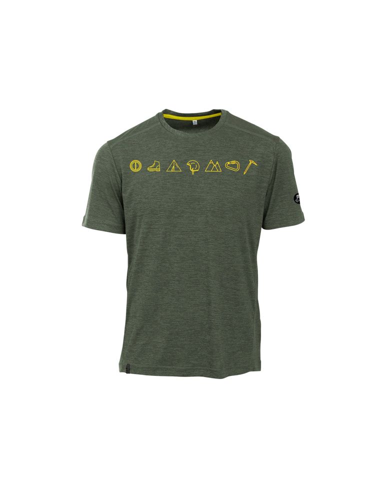 MAUL Herren Shirt Grinberg - 1/2 T-Shirt+Print