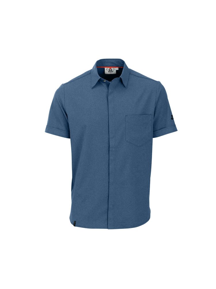 Maul Coesfeld Ii - 1/2 Hemd Karo El - sky blue