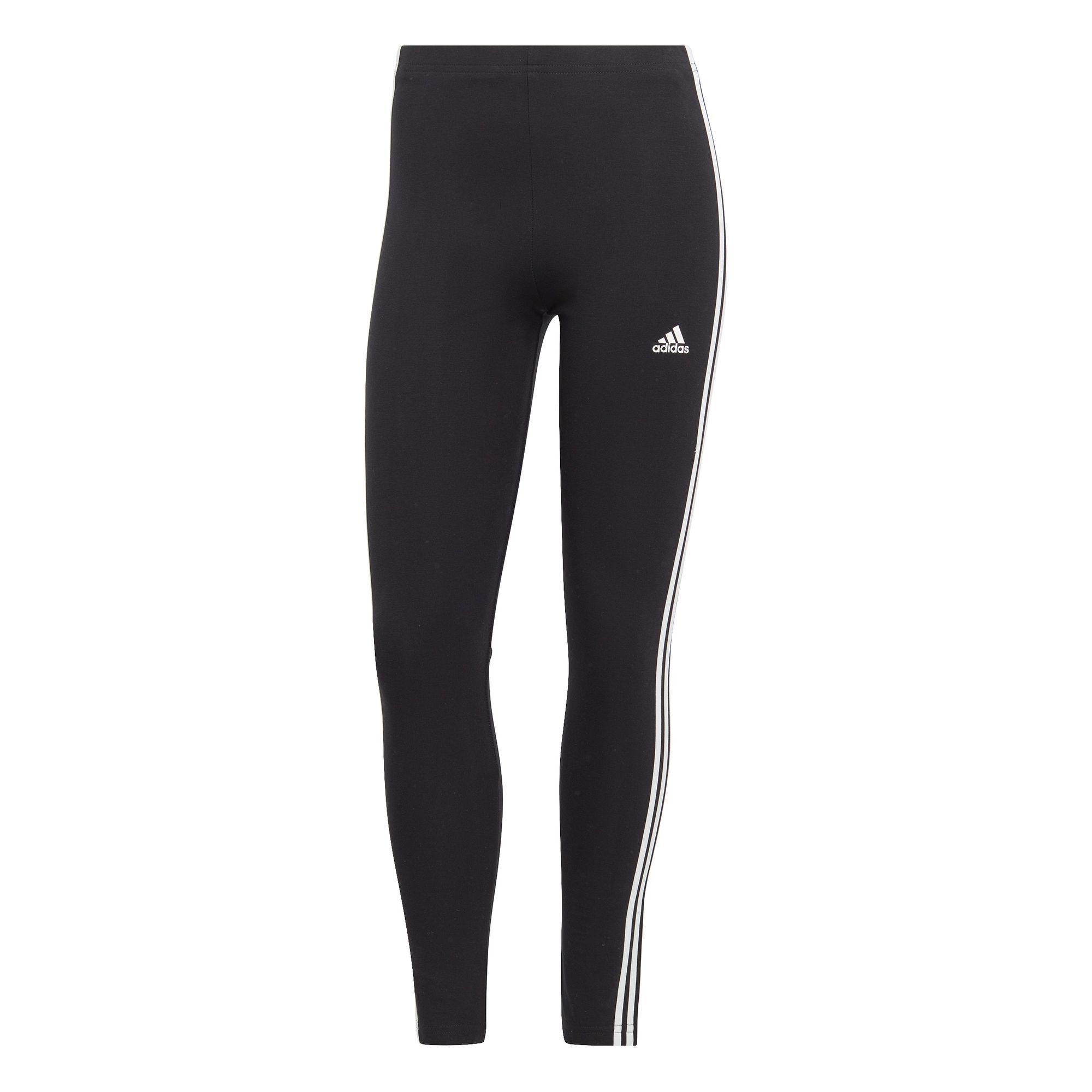 adidas Damen Essentials 3-Stripes High-Waisted Single Jersey Leggings Sporthose