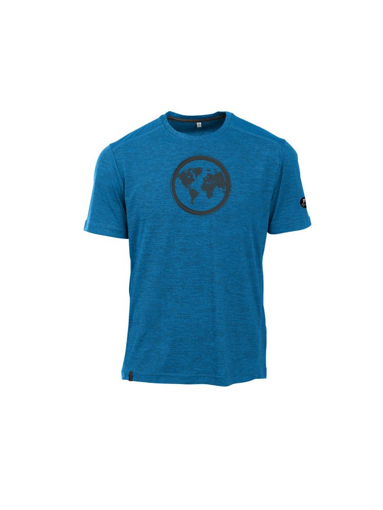 Maul Earth Fresh - 1/2 T-Shirt+Prin - blue