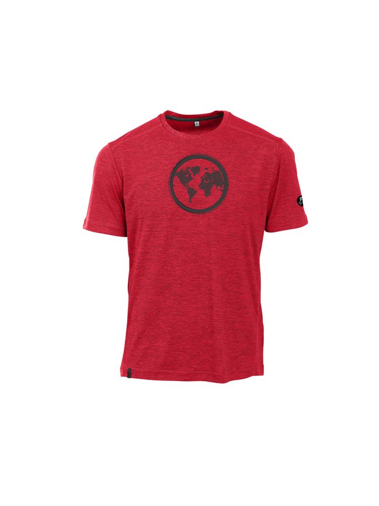 Maul Earth Fresh - 1/2 T-Shirt+Prin - red
