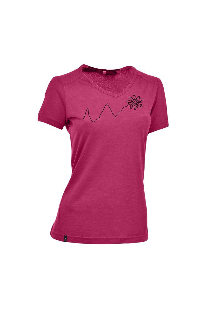 Maul Eifelsteig - 1/2 Funkt.-T-Shir - cherry
