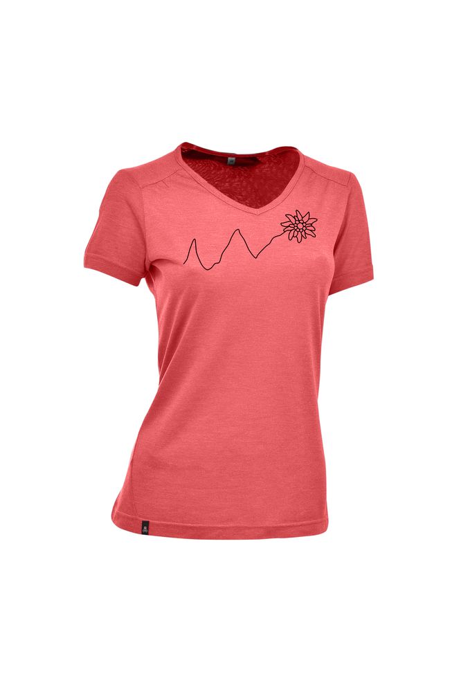 Maul Eifelsteig - 1/2 Funkt.-T-Shir - coral