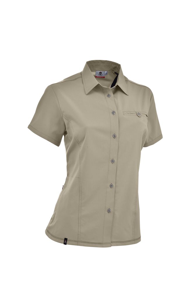 Maul Oria-Sp - 1/2 Bluse El. Uni-Is - beige