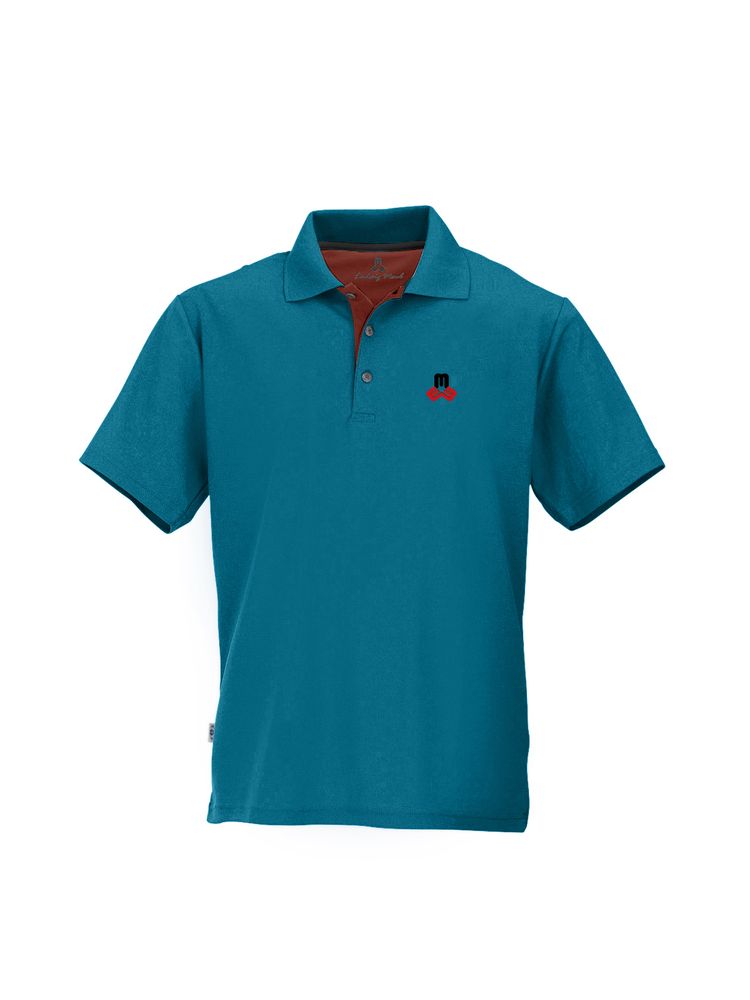 Maul Spiez Fresh - 1/2 Poloshirt - petrol