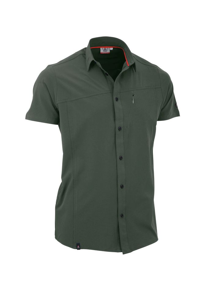 Maul Salwand-1/2 - Hemd Elast.Uni - forest green