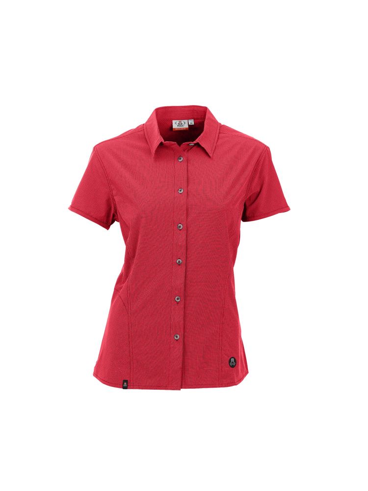 Maul Agile 3Xt - 1/2 Bluse Karo Las - red