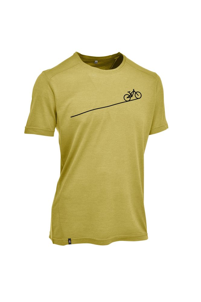 Maul Bezau - 1/2 T-Shirt+Print - mocca