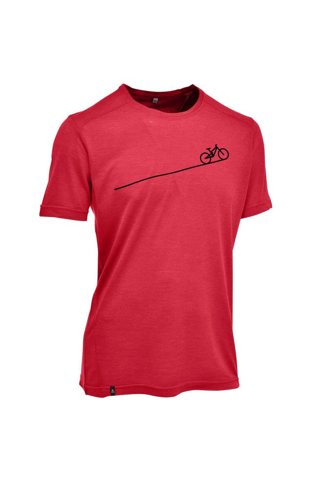 Maul Bezau - 1/2 T-Shirt+Print - red