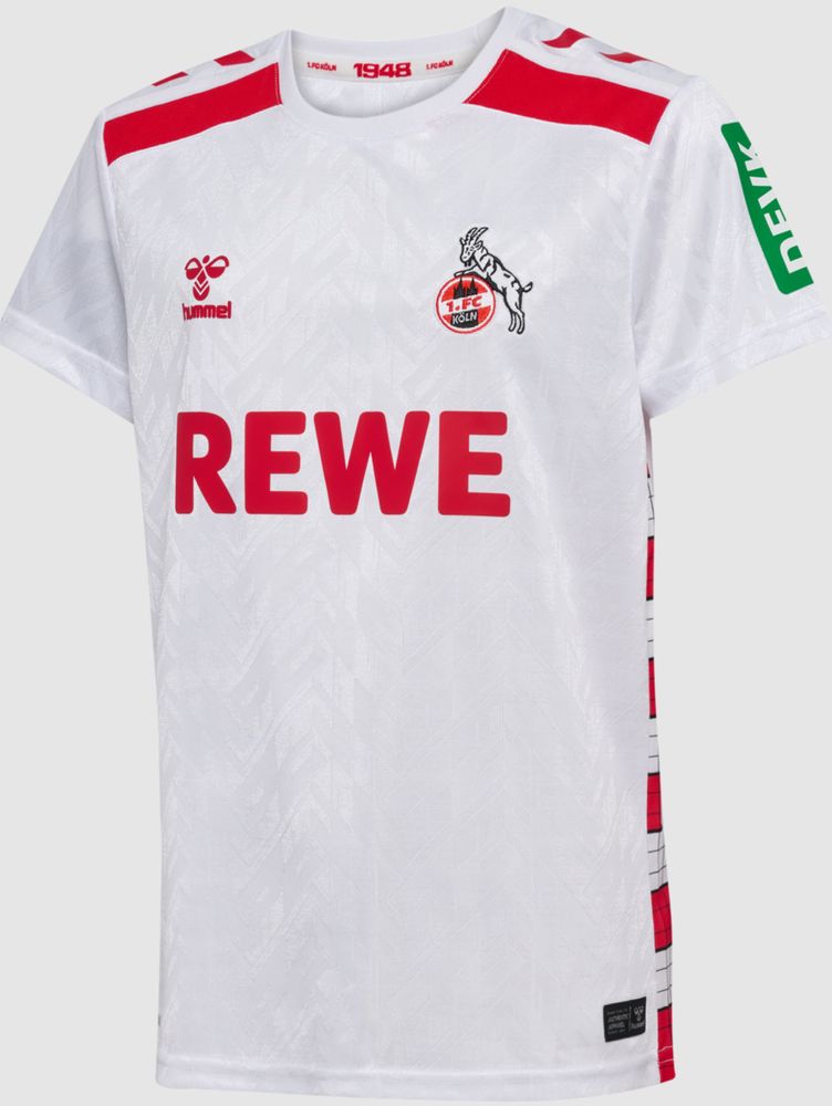 Hummel 1. FC Köln Home Trikot Kinder 2024/2025 - white/true red