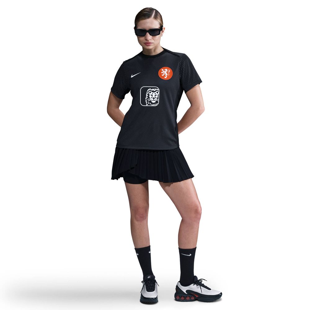 Nike Knvb W Nk Df Acdpr Ss Top Pm - black/white