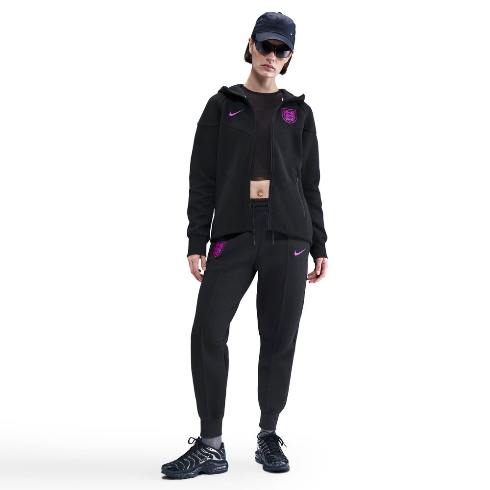 Nike England Tech Fleece Windrunner Fußball-Hoodie mit durchgehendem Reißverschluss für Damen - #NV