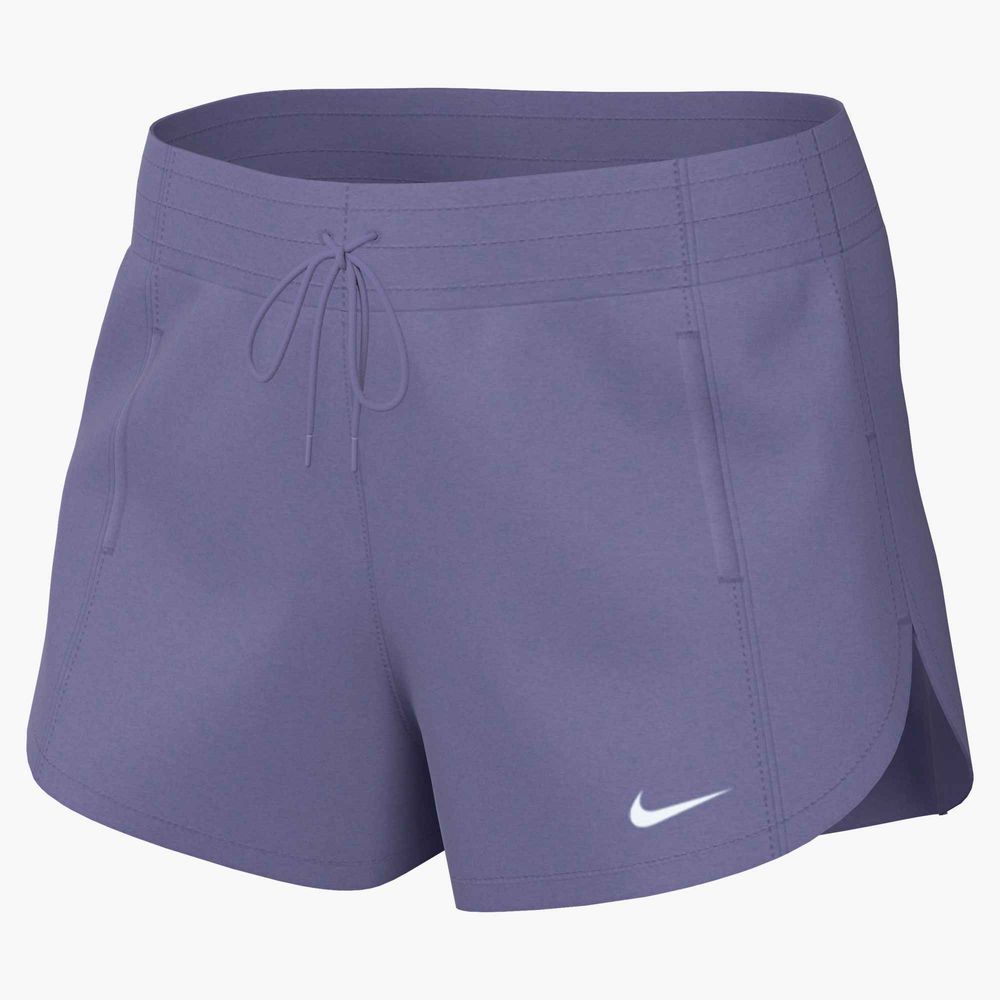 Nike "W Nsw Nk Wr Ply Knt Mr 2"" Shrt" - dusty amethyst/white