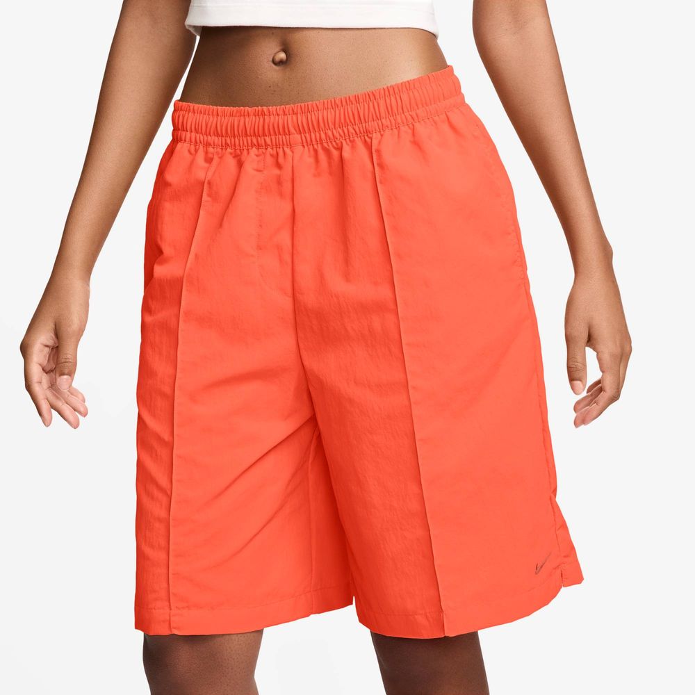 Nike "W Nsw Evrythng Wvn Hr 9"" Short" - turf orange/turf orange