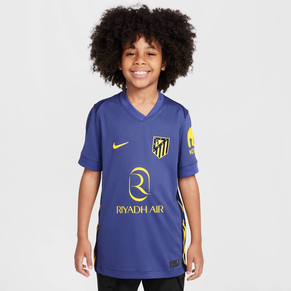 Nike Atm Y Kinder Nk Df Jsy Ss Stad Aw - binary blue/vibrant yellow