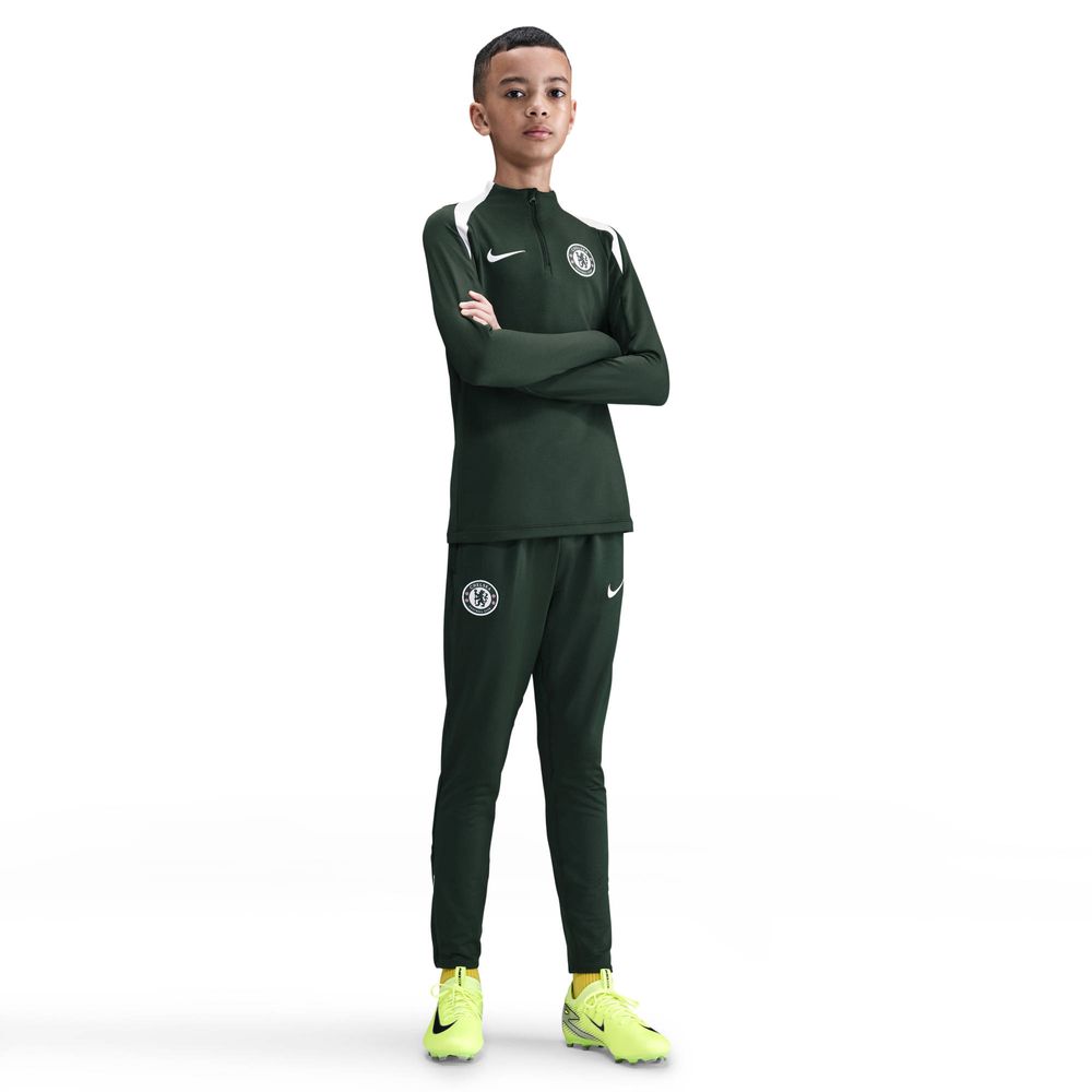 Nike Cfc Y Kinder Nk Df Strk Drill Top K - outdoor green/phantom/phantom