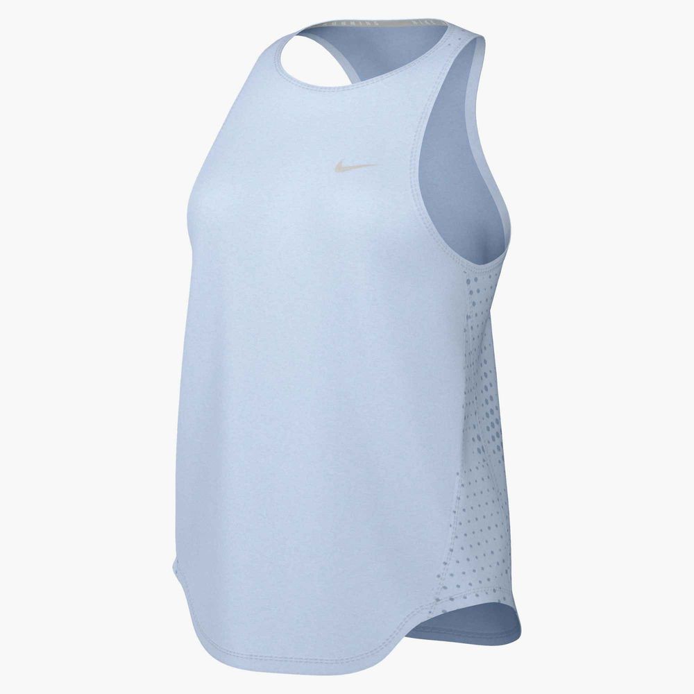 Nike W Nk Tempo Nvlt Df Tank - blue tint/reflective silv