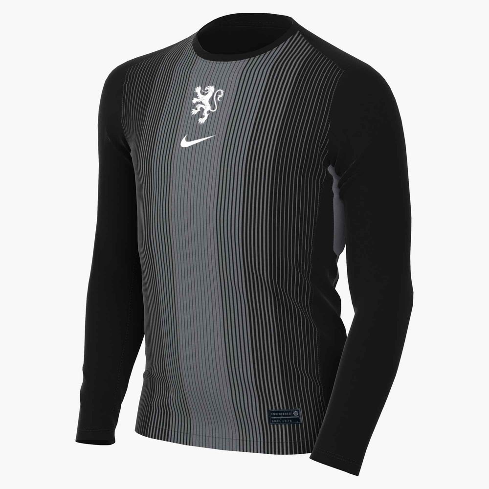 Nike Knvb Y Kinder Nk Df Stad Jsy Ls Gk - black/smoke grey/white