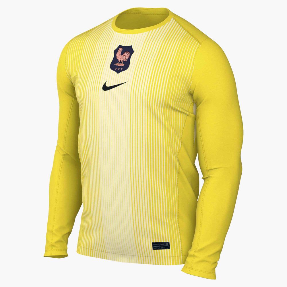 Nike Fff M Nk Df Jsy Ls Stad Gk - lightening/coconut milk/black