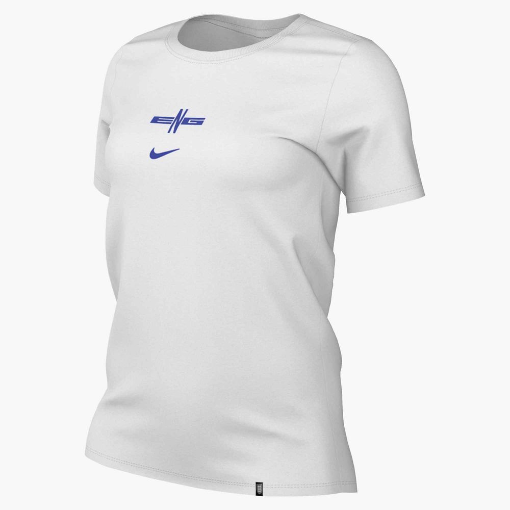 Nike England Fußball-T-Shirt Damen - Weiß