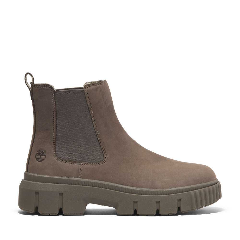 Timberland GREYFIELD MID CHELSEA BOOT MEDIUM BROWN NUBUCK - MEDIUM BROWN NUBUCK
