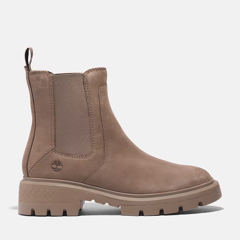 Timberland CORTINA VALLEY MID CHELSEA BOOT Taupe Gray - Taupe Gray