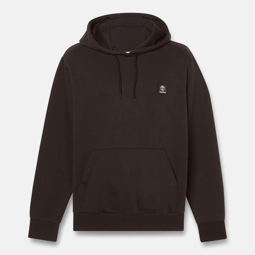 Timberland Woven Badge Hoodie - BLACK