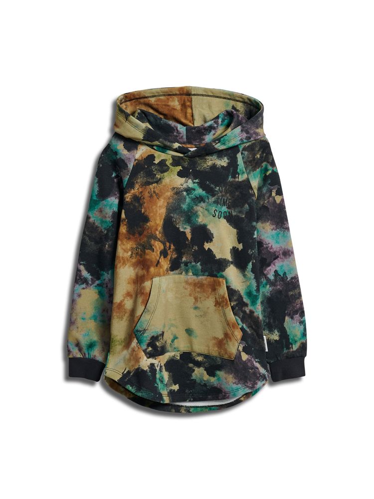 Hummel stsMONTEREY AOP HOODIE - ANTIQUE GOLD - 104 - antique gold