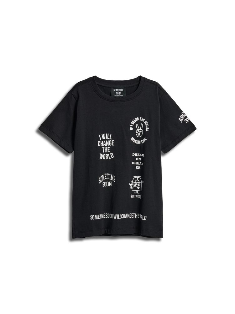 Hummel stsORTEGA T-SHIRT S/S - BLACK - 104 - black