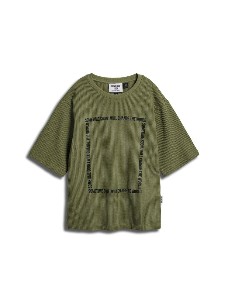 Hummel stsJACOB T-SHIRT S/S - OLIVE BRANCH - 104 - olive branch