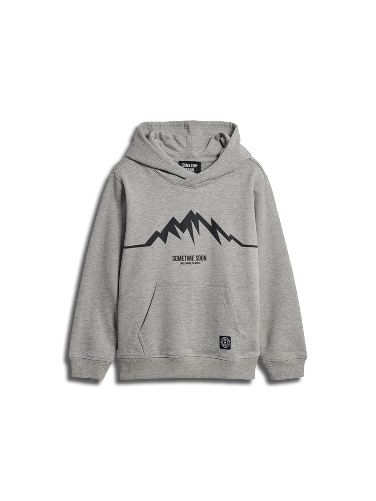 Hummel stsSUMMIT HOODIE - LIGHT GREY MELANGE - 110 - light grey melange