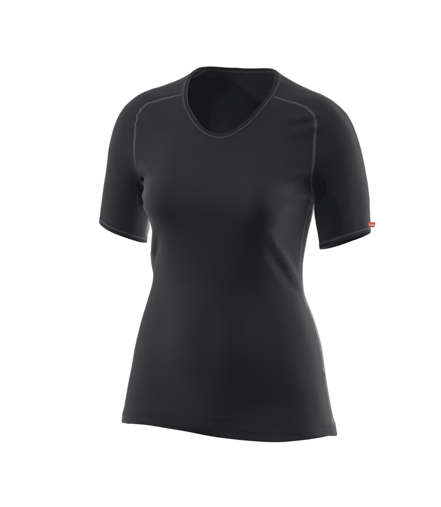 Löffler W SHIRT S/S TRANSTEX WARM - BLACK