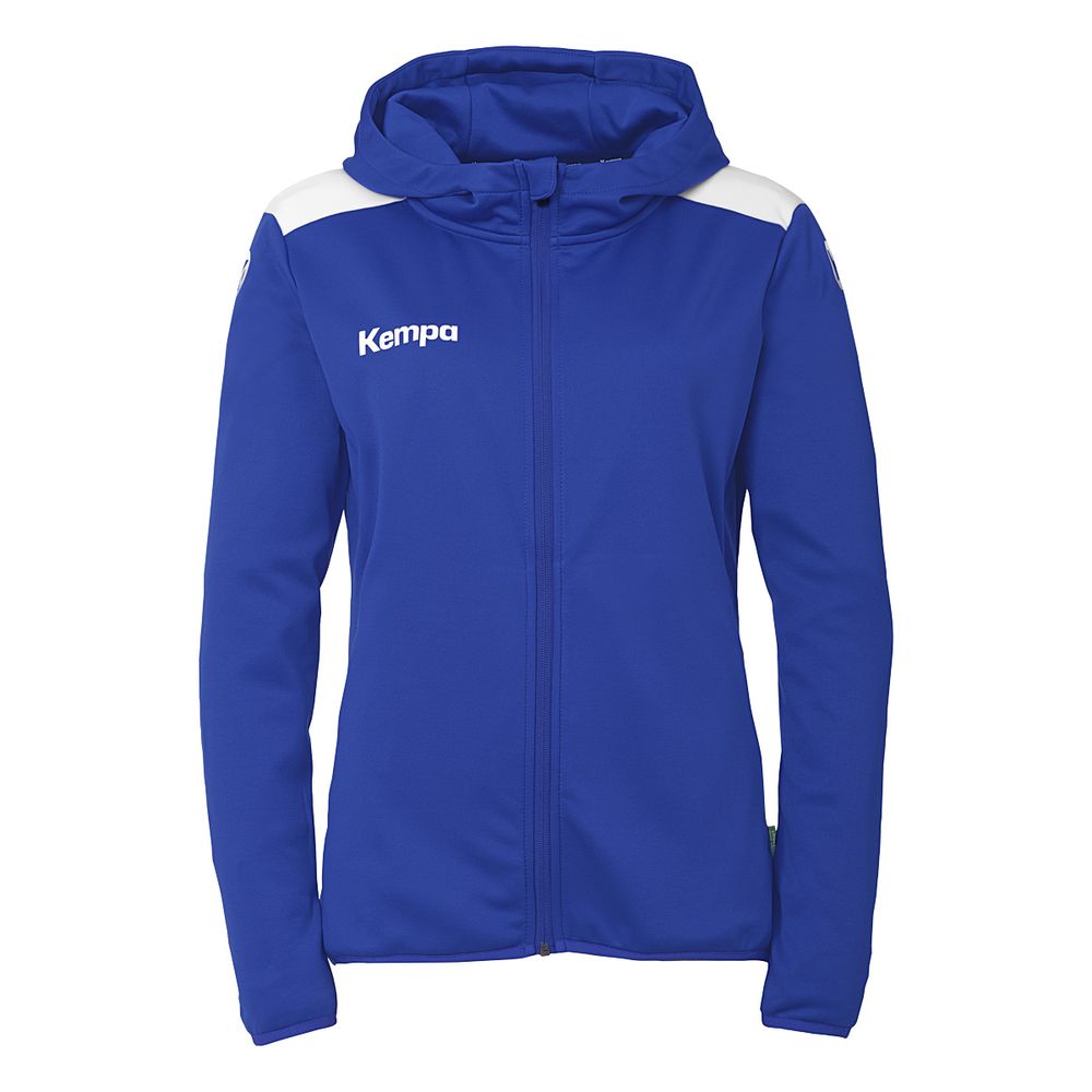 Kempa Emotion 27 Kapuzenjacke Damen - royal/weiß