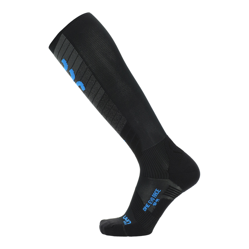 MAN SKI EVO RACE ONE SOCKS - Black/Blue