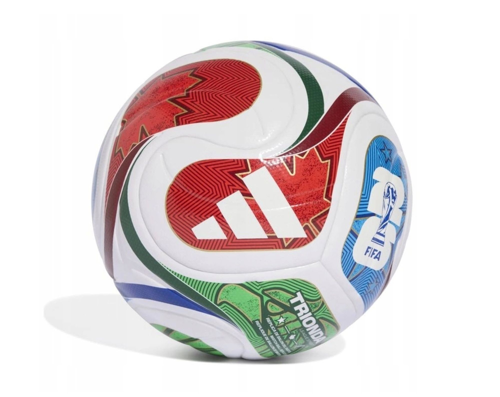 adidas Ball Trionda Fußball Weltmeisterschaft 2026 World Cup Kinder 350g - white/royblu/solblu/p