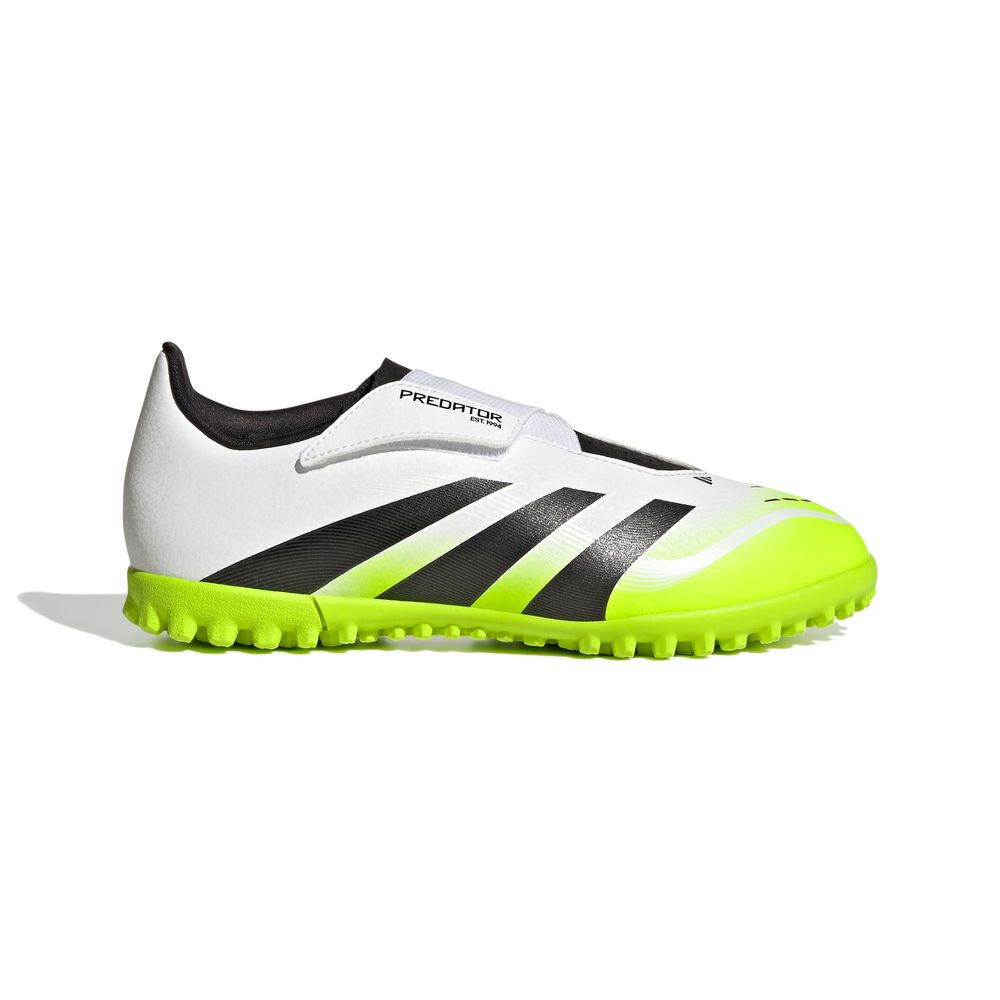 adidas Predator Club Vel Tf J - ftwwht/cblack/luclem
