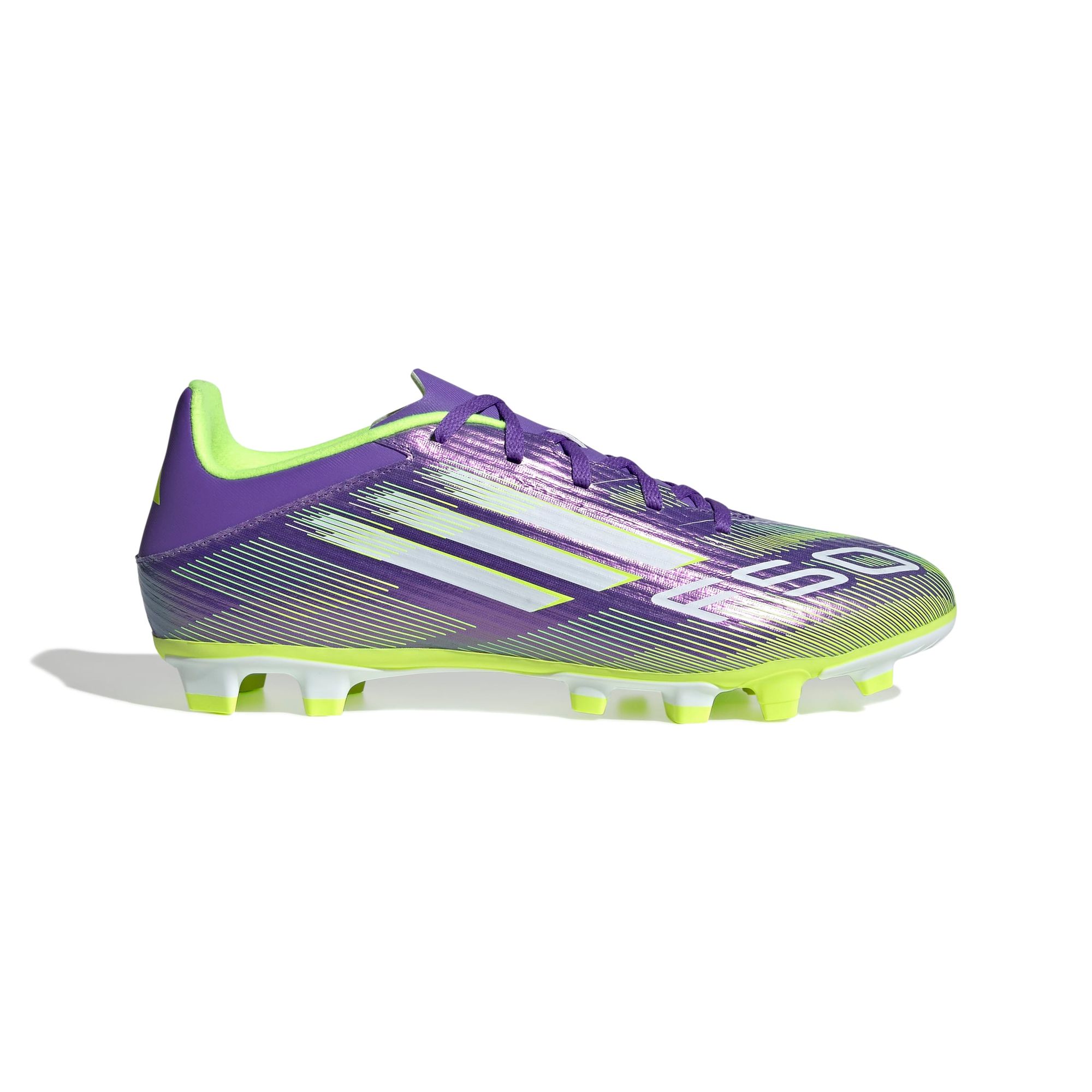 adidas F50 Club Fg/Mg - purrus/ftwwht/luclem