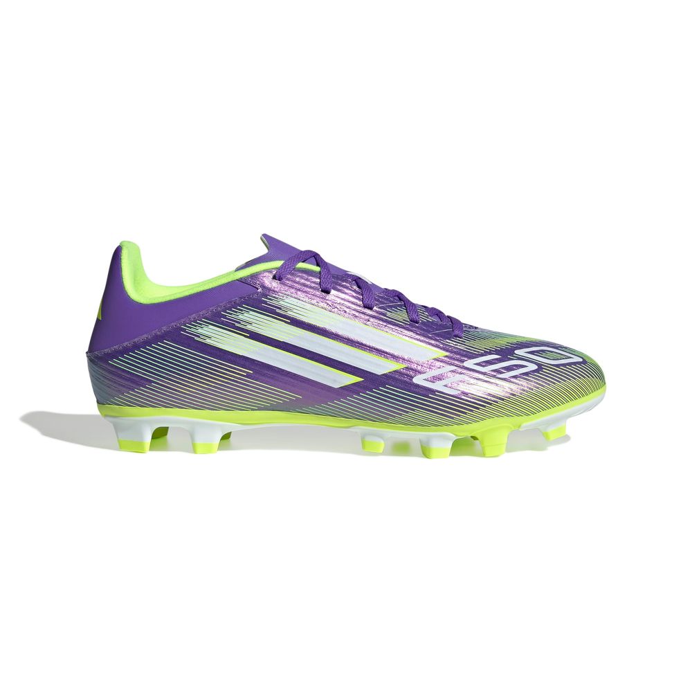 adidas F50 Club Fg/Mg - purrus/ftwwht/luclem