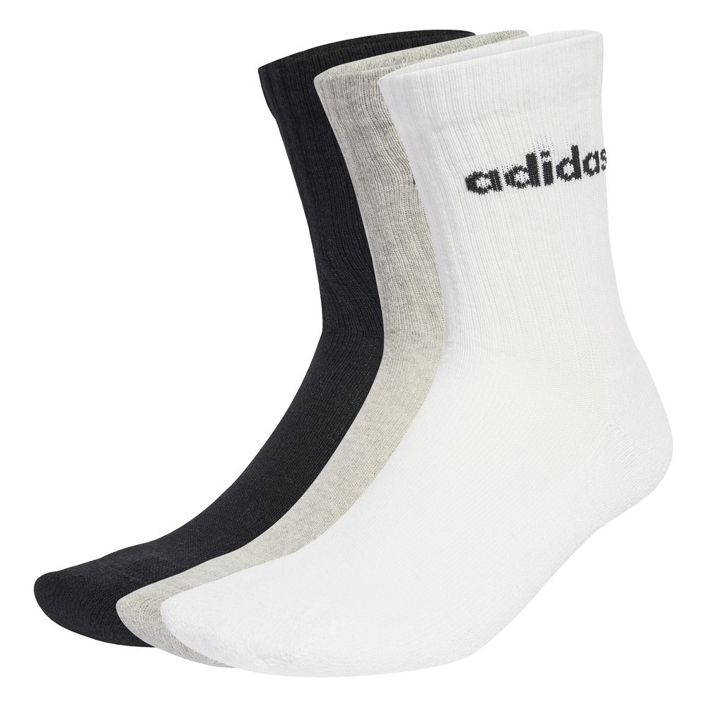 adidas C Lin Crew 6P - mgreyh/white/black