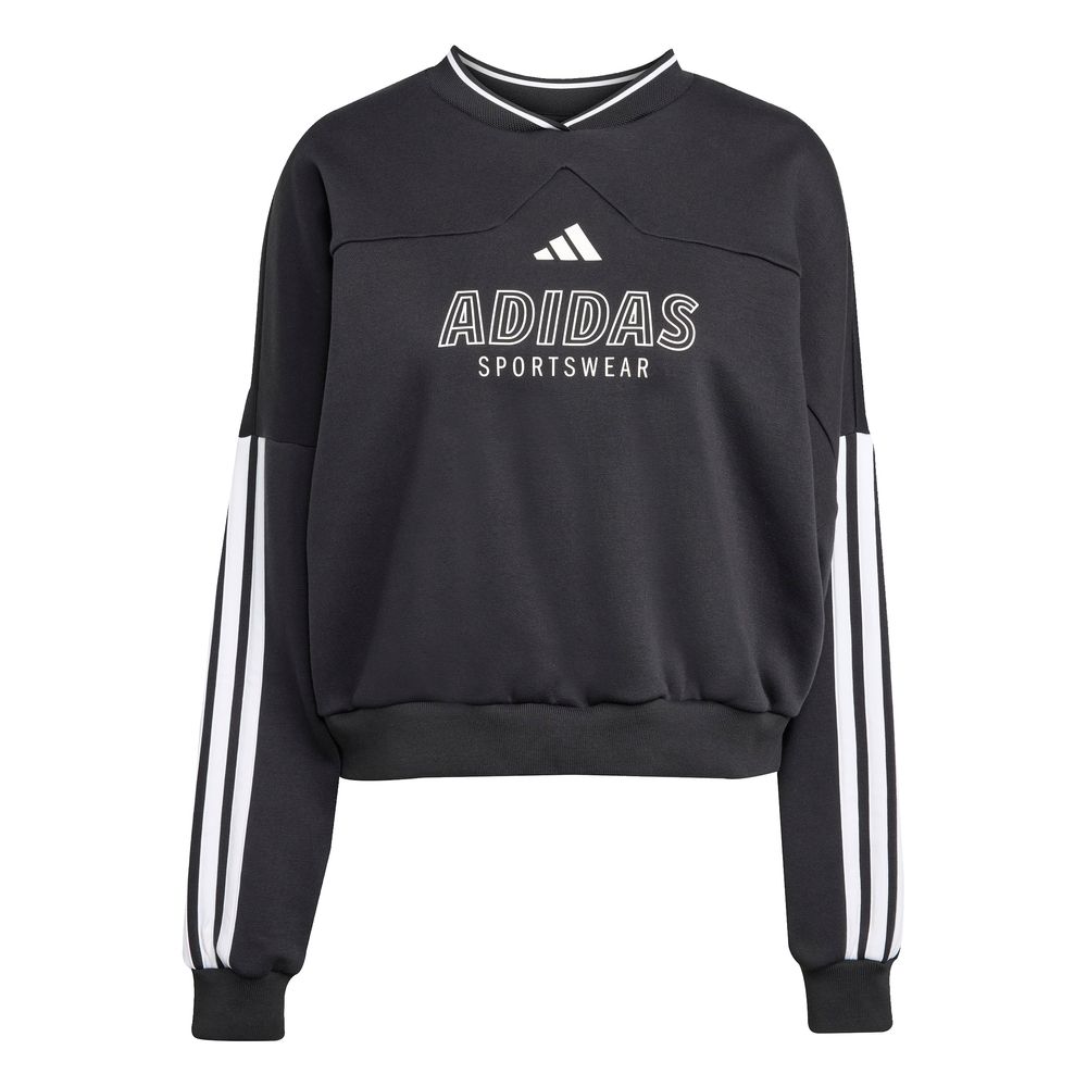 adidas W Tiro Fl Swt - black/white
