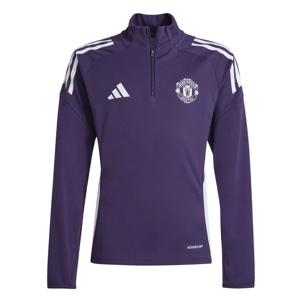 adidas Mufc Tr Top Y Kinder - aurplu/white/black