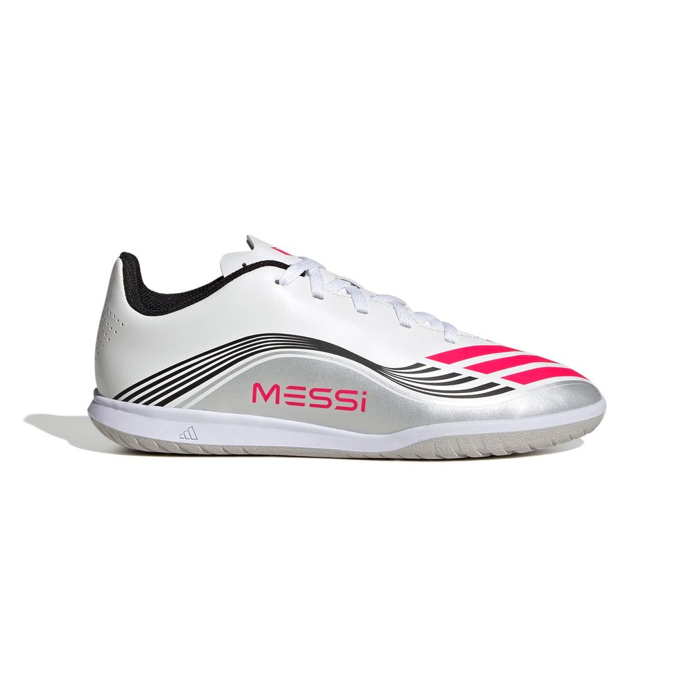adidas F50 Messi Club In J - ftwwht/lucred/silvmt