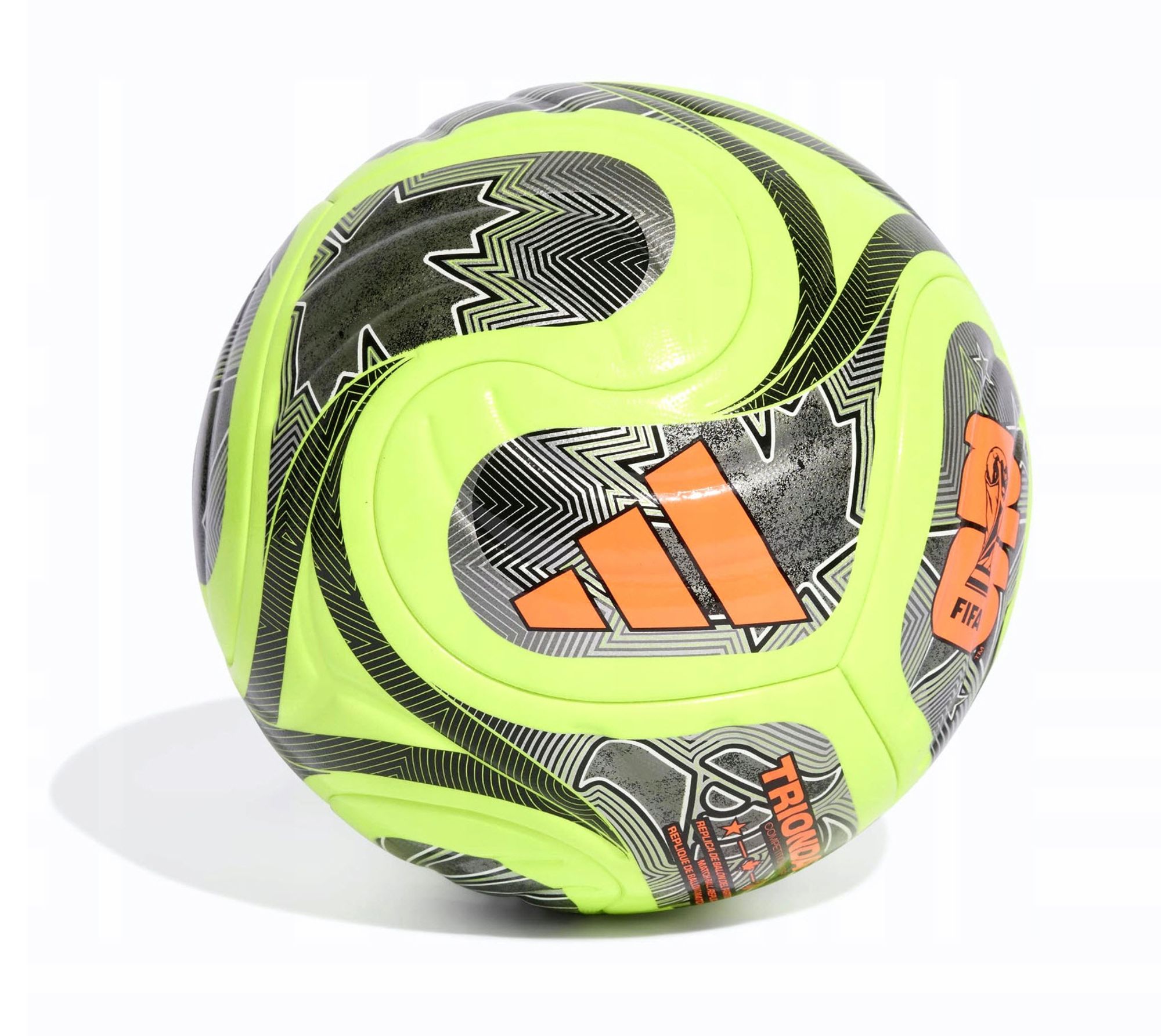 adidas Ball Trionda Fußball Weltmeisterschaft 2026 World Cup Competition Winterball - luclem/black/ironmt/s