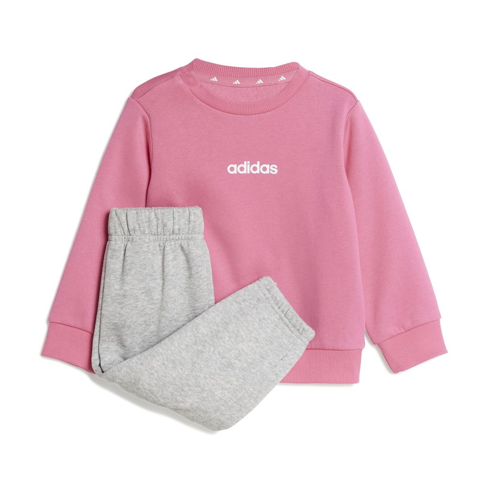 adidas I Lin Fl Jog - pnkfus/white