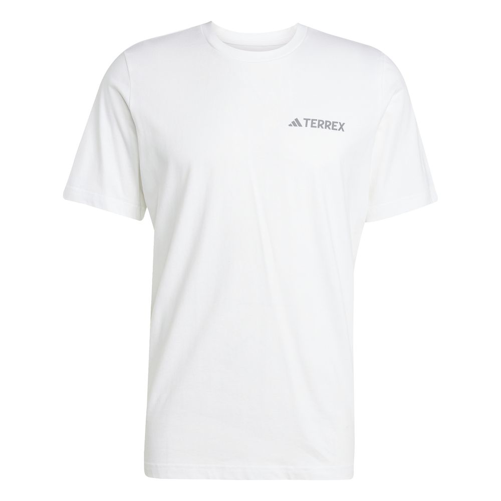 adidas Tx Mountain Tee - white/grethr