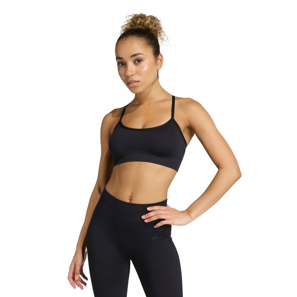 adidas We Knit Ls Bra - black