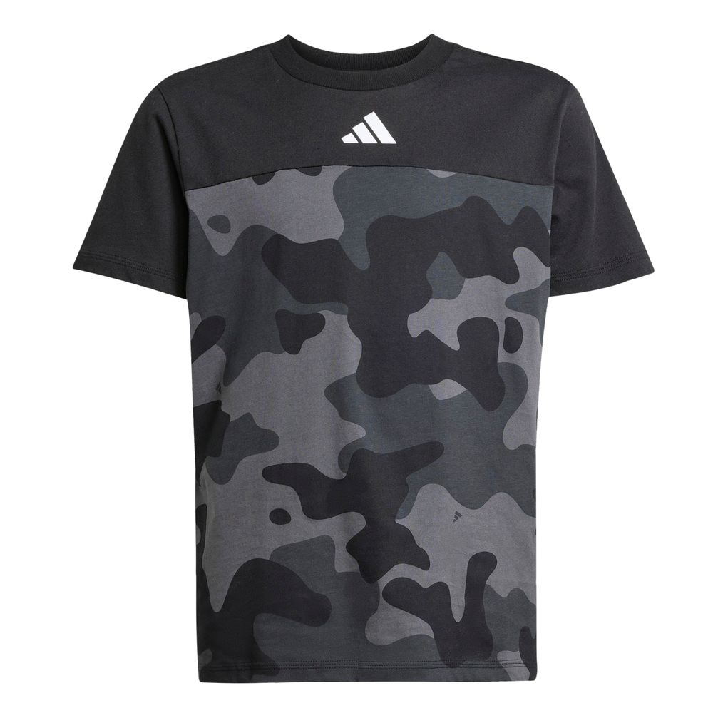 adidas J Camo T - black/white